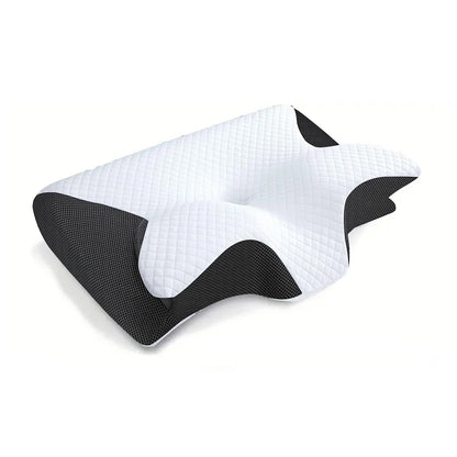 Memory Foam Neck Pillow – Orthopedic Support for Comfortable Sleep & Cervical Relief