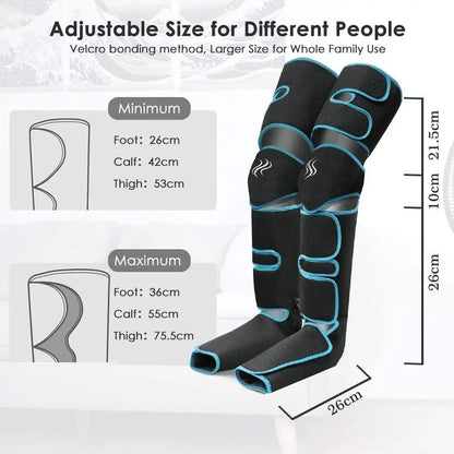 360° Air Compression Ultimate Leg Massager – Relieve Tension, Boost Circulation & Relax Muscles